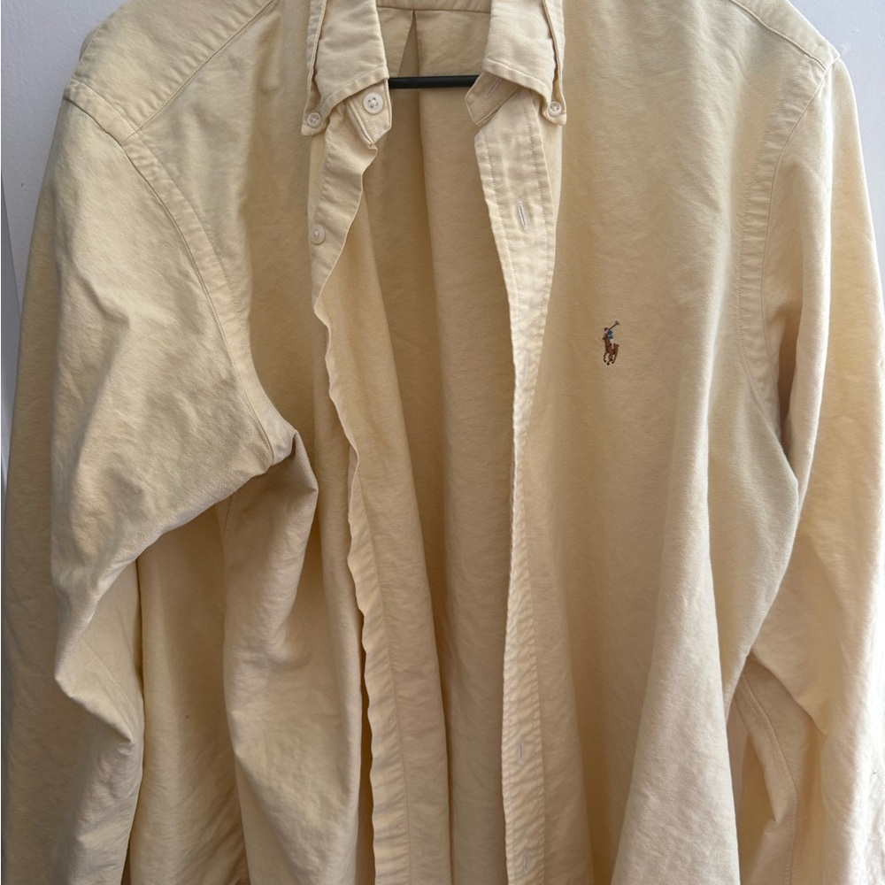 Ralph Lauren Yellow Dress Shirt